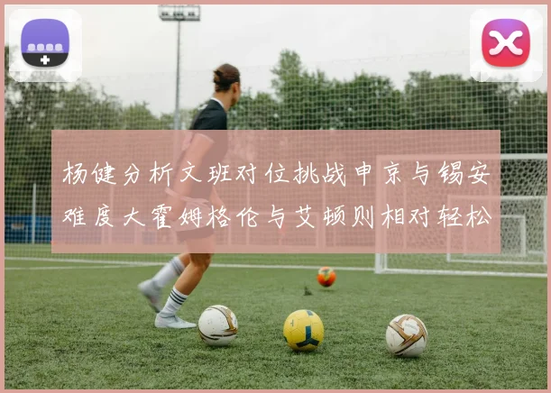 杨健分析文班对位挑战申京与锡安难度大霍姆格伦与艾顿则相对轻松
